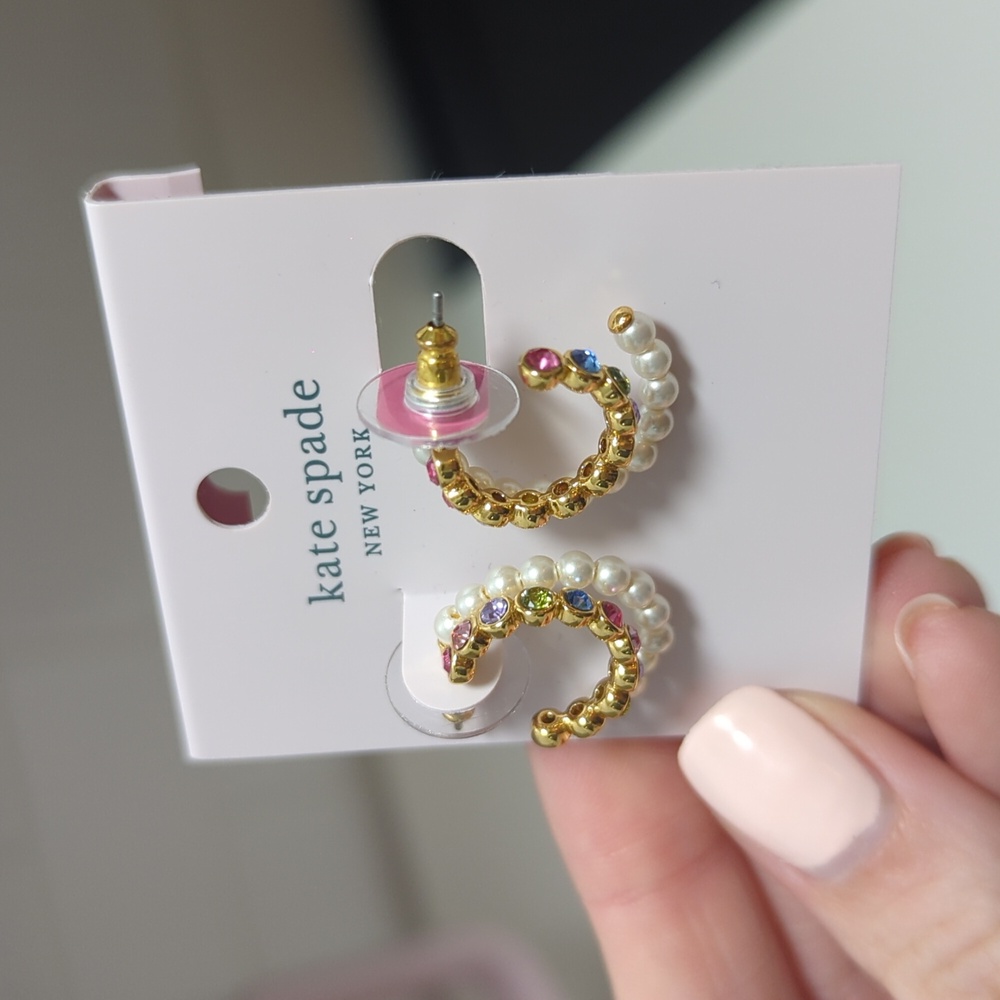 NWT Kate Spade "Pearl Caviar" Earrings